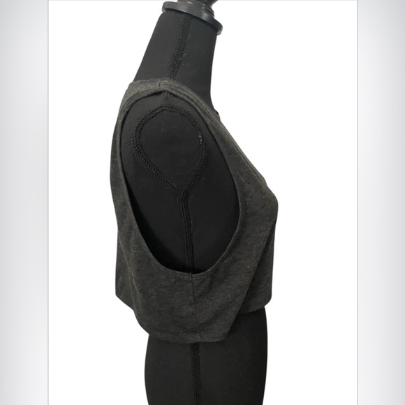 Balance Collection Women's Essential Tank Top Size M Charcoal Gray - Picture 4 of 7